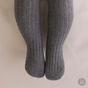 Creamy 直紋襪褲 -Grey
