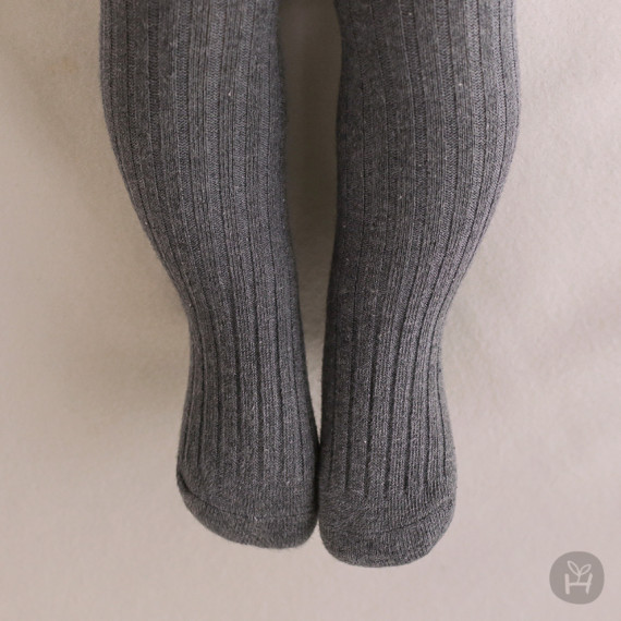 Creamy 直紋襪褲 -Grey