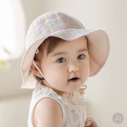 Kids Clara -  Mariel baby 雙面太陽藤帽-Blue