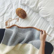 The Knitting Room -英國Stripey 嬰兒手織冷被 (初級) 