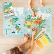 創意貼紙海報(6-12歲)【世界地圖】 NEW！