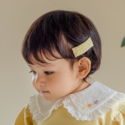 Soma 綉花圖案嬰兒髮夾套裝 黃色