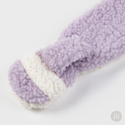 Porin 冬季限定 嬰兒保暖毛毛紫色頸巾