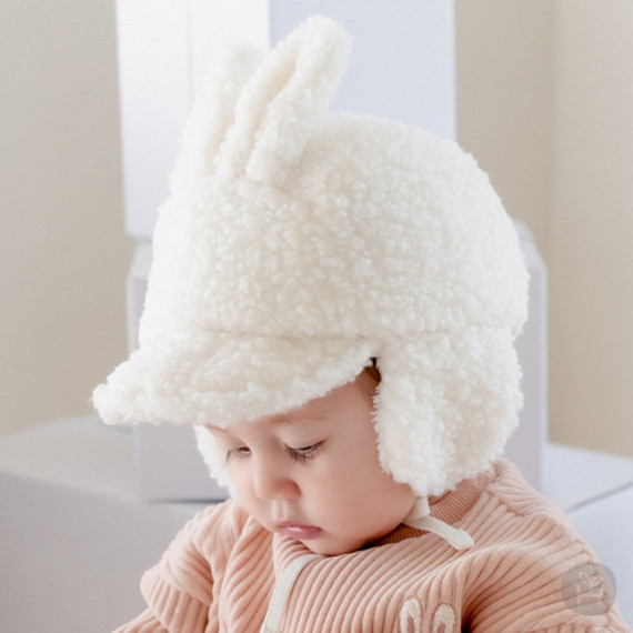 Niya 冬季毛毛嬰兒保暖帽