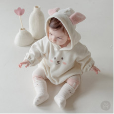 Lapin fleece 可愛小免嬰兒保暖夾衣 