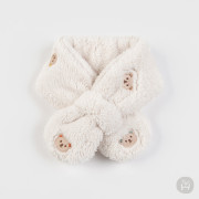 Chico snow 冬季限定小熊圖案保暖嬰兒頸巾