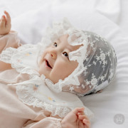 Mellow lace 柔軟網紗嬰兒蘇格蘭帽