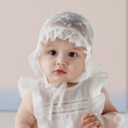 Mellow lace 柔軟網紗嬰兒蘇格蘭帽