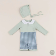 Kids Clara -Mon Chou 嬰兒泳衣套裝(帽＋泳衣) (UV50)