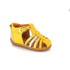 Baby Botte - Guyana Jaune 真皮涼鞋